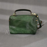 Leather Vanity Purse Crossbody Bag Women's Satchel Purse 