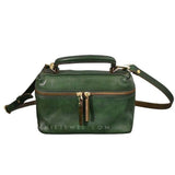 Leather Vanity Purse Crossbody Bag Women's Satchel Purse 