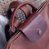 Genuine Leather Rucksack Womens Small Backpack Leather