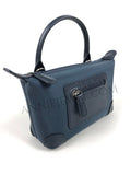 Lightweight Nylon Leather Trim Mini Handbag Small Nylon Purse With Front Zip Pocket Womens