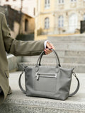 Lightweight Work Tote Bag For Women Nylon Tote With Front Zipper Pocket Womens 