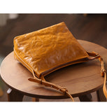 Distressed Leather Tan Hobo Bag Tan Hobo Purse Womens