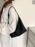 Black Leather Hobo Shoulder Bag Cowhide hobo Purse Womens Best Leather Hobo Bags - Annie Jewel