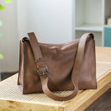 Medium leather hobo purse