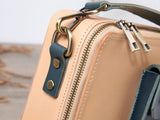 Full Grain Leather Satchel Crossbody Bag leather crossbody bag for men