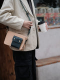 genuine leather men's crossbody bag leather crossbody bag for men