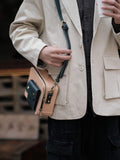 Full Grain Leather Satchel Crossbody Bag Mens Satchel Crossbody Bag 