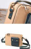 Full Grain Leather Satchel Crossbody Bag leather mens crossbody bag​