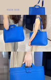 Microfiber Leather Laptop Tote Bag Womens Leather Computer Bag Leather Shoulder Bag Laptop blue leather laptop bag