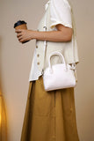 White Mini Dome Satchel Dome bag