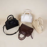 Mini Dome Satchel Dome Leather Dome Crossbody Bag