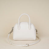 white Mini Dome Satchel bag