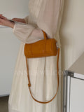 Small Leather Barrel Purse Crossbody tan Leather Barrel Bag - Annie Jewel