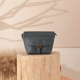 Mini Satchel Bag Genuine Leather Bucket Bag Crossbody For Women 