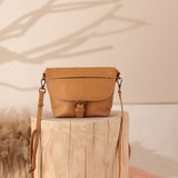 Mini Satchel Bag Genuine Leather Bucket Bag Crossbody For Women 