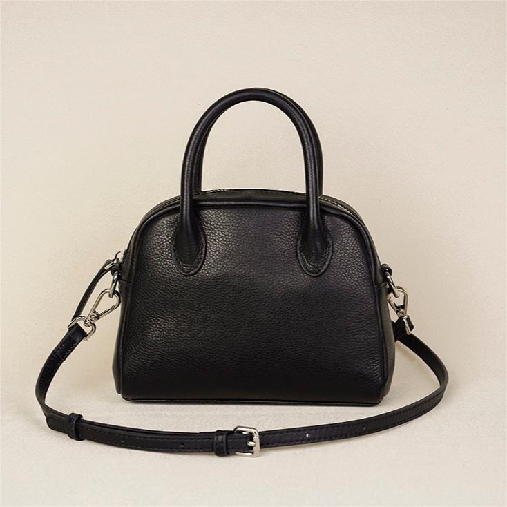 Girls' Mini Shell Satchel Purse - Sequin & Patent Leather, With Removable Chain Strap