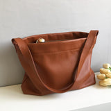 Women's Hobo Bag brown Zip Hobo Bag Soft leather Hobo Bag Minimalist Hobo Bag