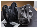 Minimalist Leather Hobo Bag Women's Leather Hobo Bags cowhide Leather Shoulder Bag