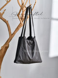 Minimalist Leather Hobo Bag Women's Leather Hobo Bags genuine Leather Shoulder Bag