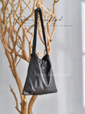 Minimalist Leather Hobo Bag Women's Leather Hobo Bags gray Leather Shoulder Bag
