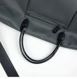 side of Minimalist Nylon Tote Bag With Side Pocket Umbrella Holder Tote Bag Womens DR