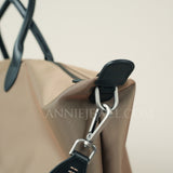 side of Minimalist Nylon Tote Bag With Side Pocket Umbrella Holder Tote Bag Womens DR