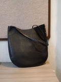 Women's Leather Hobo Bags Minimalist Slim leather Hobo Bag black Genuine Leather Hobo Crossbody