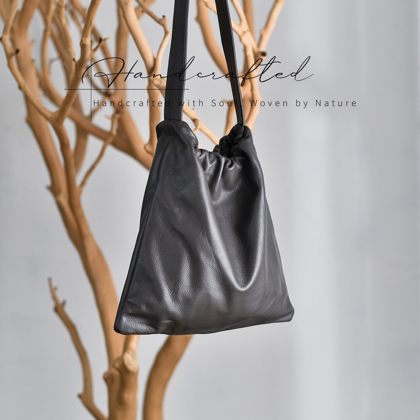 Minimalist Leather Hobo Bag Women's Leather Hobo Bags Leather