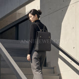 Business Leather Backpack black Leather Backpack Office Leather Backpack Bag 