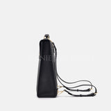 side of Business Leather Backpack Professional Leather Backpack Office Leather Backpack Bag 