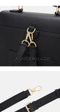 side of Business Leather Backpack Professional Leather Backpack Office Leather Backpack Bag 