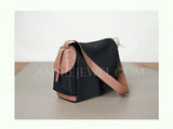 Minimalist Nylon Crossbody Bag Nylon Leather Shoulder Bag Nylon Cowhide Shoulder Bag DR