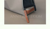 side of Nylon Leather Shoulder Bag Nylon Cowhide Shoulder Bag DR