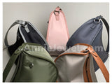 Nylon Half Moon Bag Nylon Hobo Bag Womens Lightweight Nylon Crossbody Bag