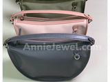 Minimalist Nylon Crescent Shoulder Bag Women's Nylon Crescent Bag DR