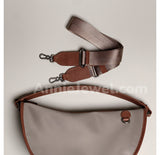 Nylon Half Moon Bag Nylon Hobo Bag Womens Lightweight Nylon Crossbody Bag
