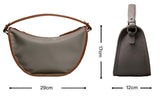 Nylon Half Moon Bag Nylon Hobo Bag Womens Lightweight Nylon Crossbody Bag