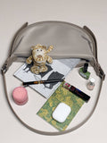 Lightweight Nylon Crossbody Bag Nylon Half Moon Bag Nylon Hobo Bag Womens DR