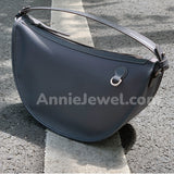 Nylon Half Moon Bag Nylon Hobo Bag Womens Lightweight Nylon Crossbody Bag