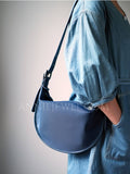 Lightweight Nylon Crossbody Bag Nylon Half Moon Bag Nylon Hobo Bag Womens DR