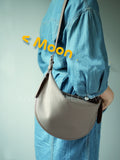 Lightweight Nylon Crossbody Bag Nylon Half Moon Bag Nylon Hobo Bag Womens DR