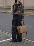 Nylon Work Tote Bag Women Leather Handle Large Capacity Nylon Laptop Tote Bag - Annie Jewel