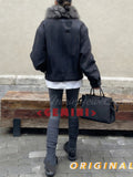 Nylon Work Tote Bag Women Leather Handle Large Capacity Nylon Laptop Tote Bag - Annie Jewel