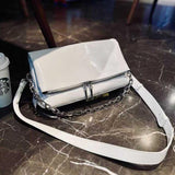 Women's Shoulder Satchel Bag White Leather Satchel White Satchel bag