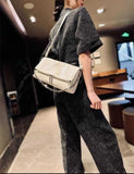 Women's Shoulder Satchel Bag White Leather Satchel White Satchel 