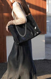 Black Patent Leather Tote Bag Satchel Tote Bag Satchel Handbags 