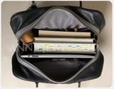 Details of Genuine Leather Tote Minimalist Italian Leather Tote Bag