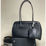 Quiet Luxury Tote Bag Old Money black Leather Tote Minimalist Italian Leather Tote Bag