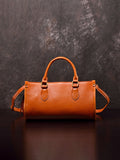 brown Satchel Handbag Black Leather Boston Bag Leather Bags Boston Womens 