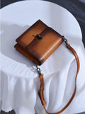 Mini Satchel Bag Retro Brown Satchel Purse Women's Satchel Purse 